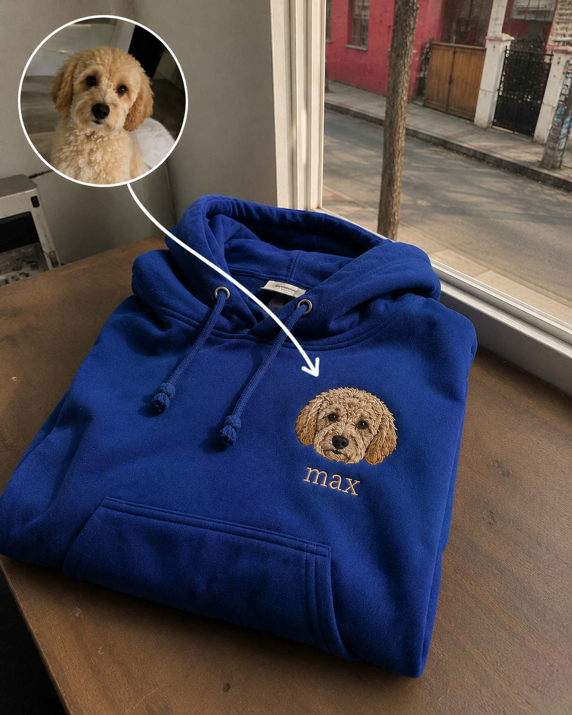 Polerón Canguro personalizado con tu Mascota