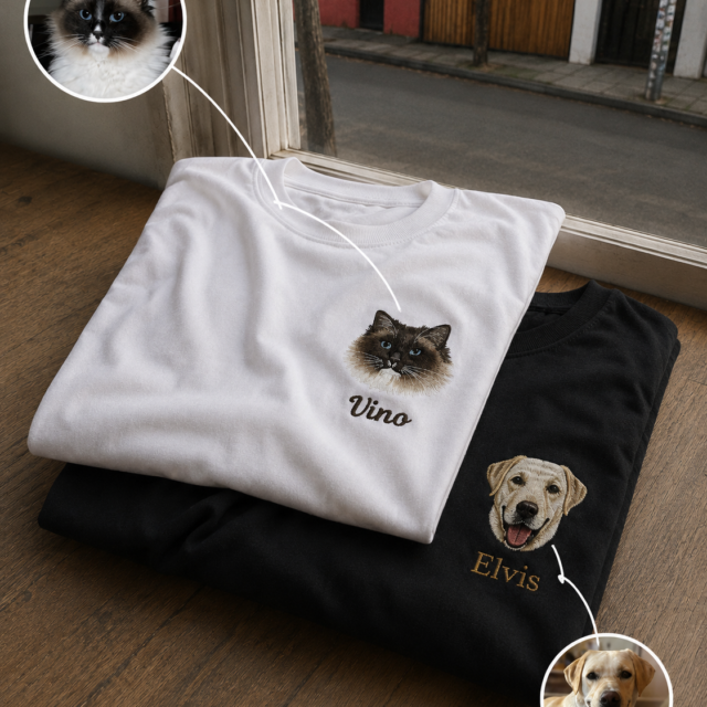 Polera personalizada con tu mascota