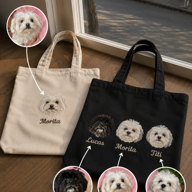Bolso de tela personalizado con tu Mascota