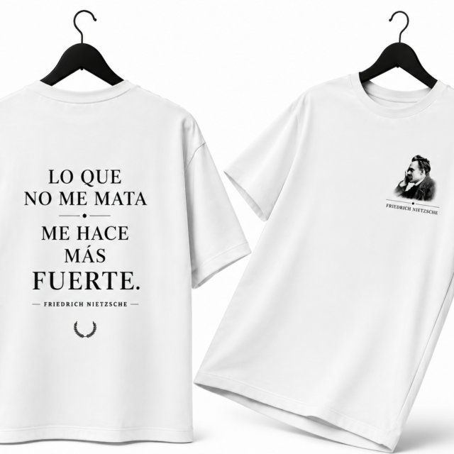 Polera Friedrich Nietzsche — Lo que no me mata