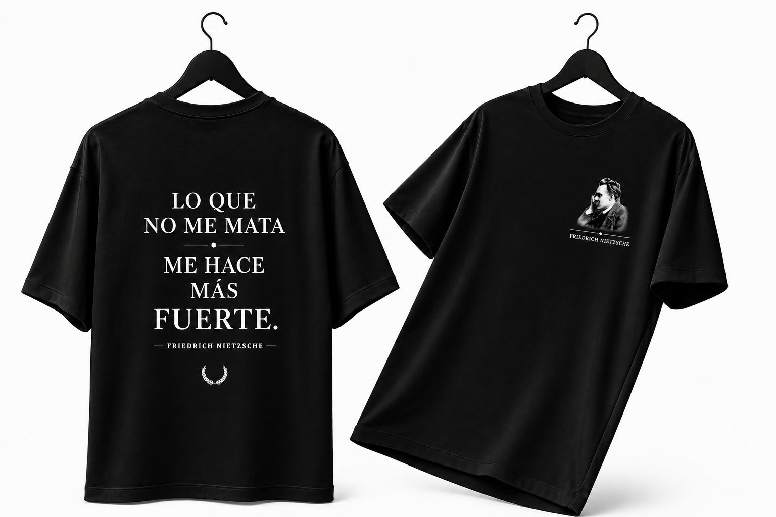 Polera Friedrich Nietzsche — Lo que no me mata