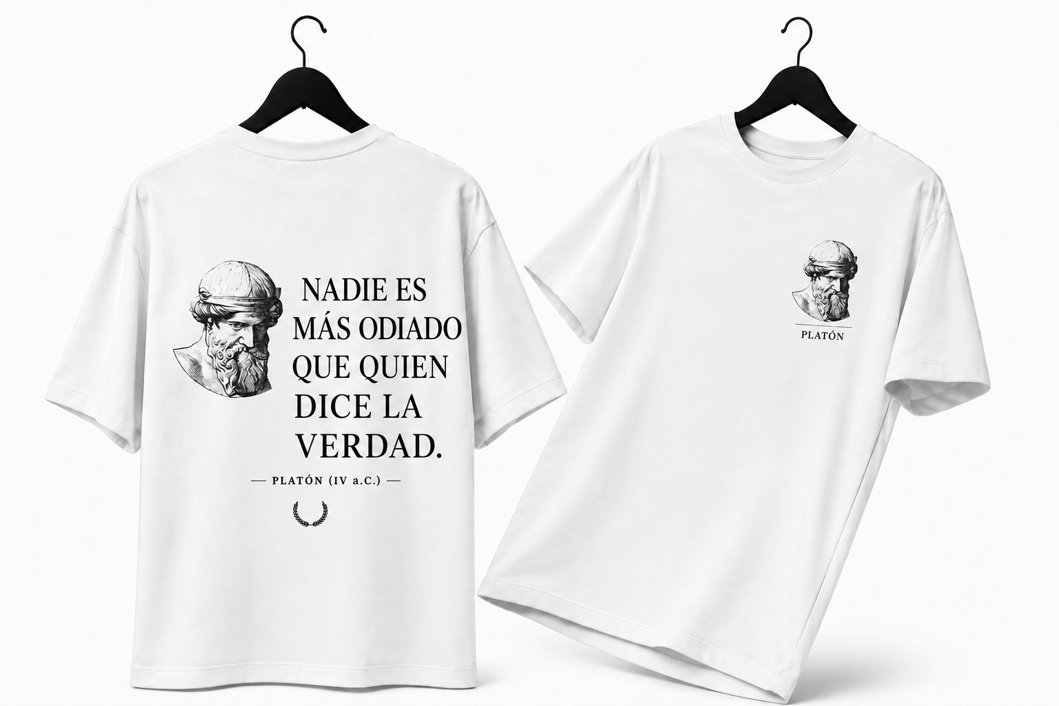 Polera Platón — Nadie es más odiado que quien dice la verdad