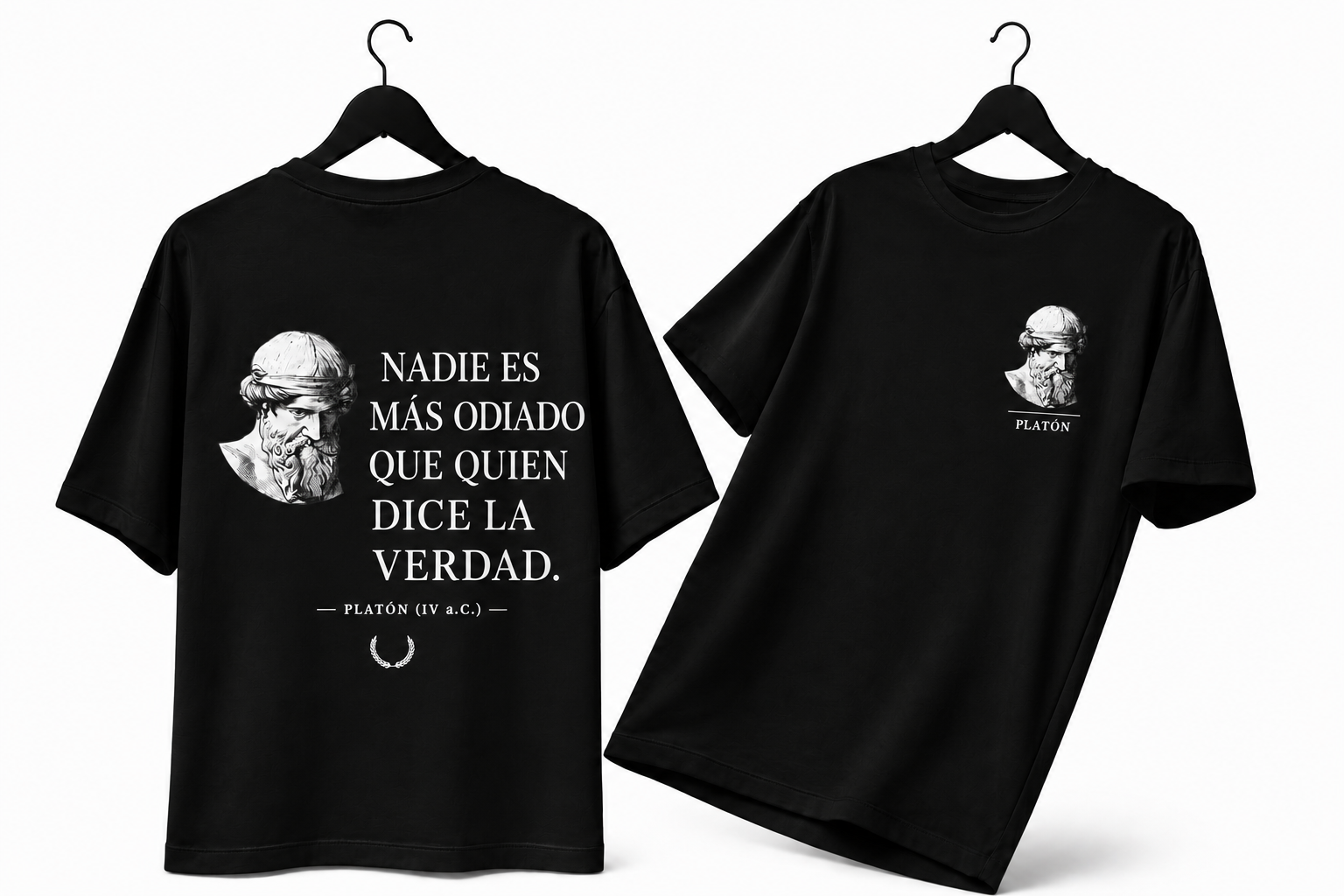 Polera Platón — Nadie es más odiado que quien dice la verdad