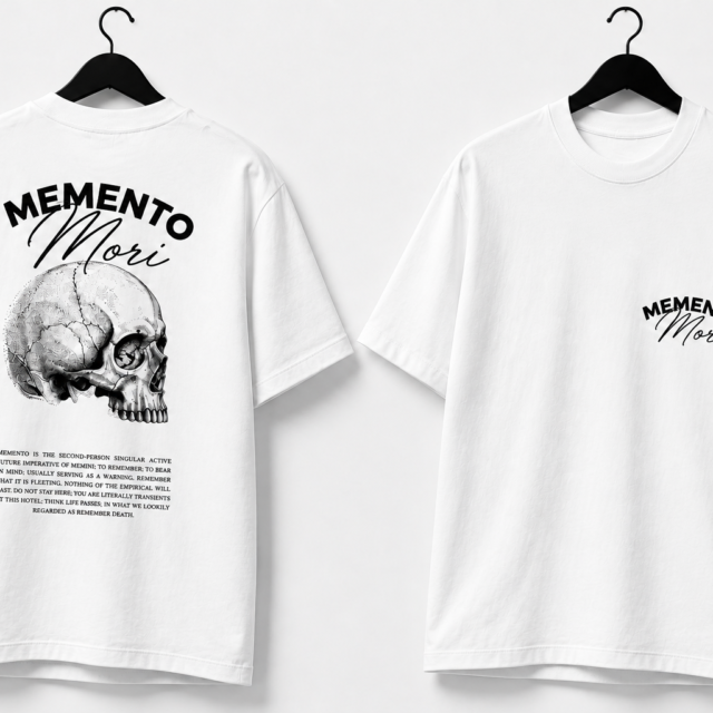 Polera Memento Mori – Recuerda que Morirás